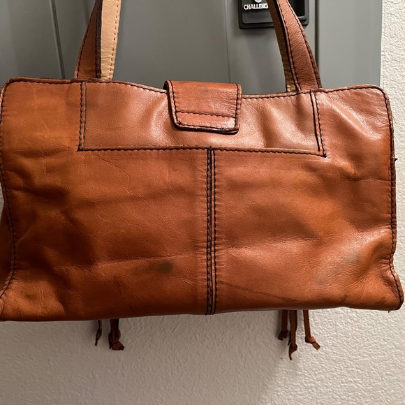 Patricia Nash Italian Leather PatchWork Tote HandBag Purse - Picture 4 of 12